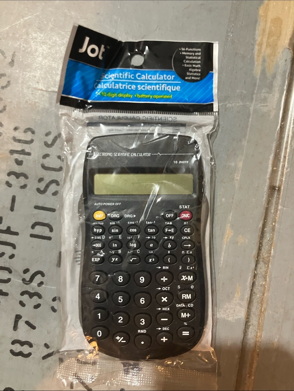 Jot Scientific Calculator - Black - 10-Digit Portable Calculator